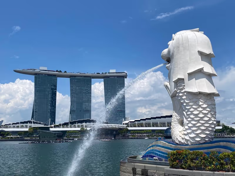 Singapore Private Tour - Merlion, national icon of Singapore