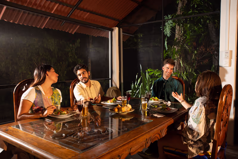 Cozumel Private Tour - Dining room inside the reserve where lunch is served to excursion participants