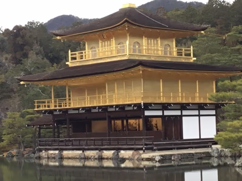 Tokyo Private Tour - Golden pavilion is a three-story building in the g
