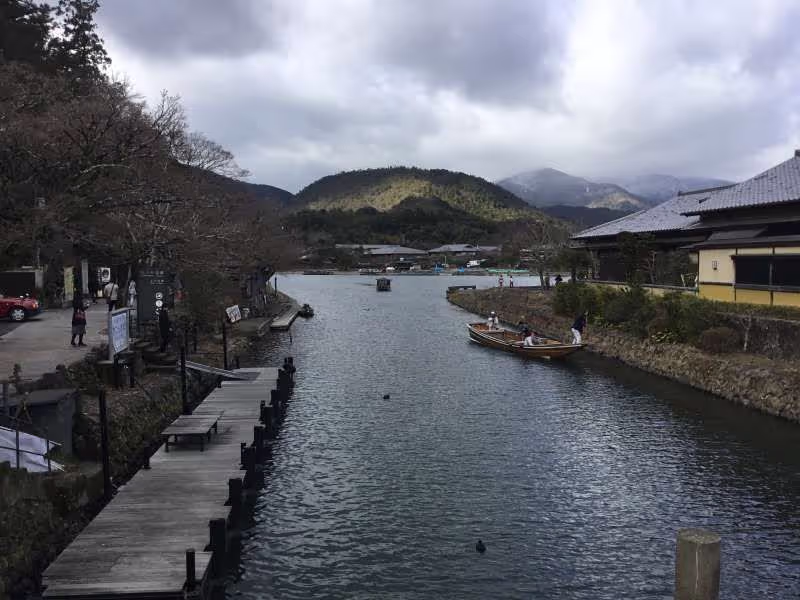 Tokyo Private Tour - West side view of Mt.Arashiyama from Moon crossing