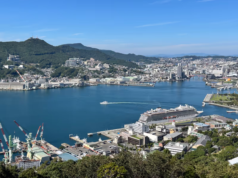 Fukuoka Private Tour - A view from a small mountain 15-20 minutes walk fr