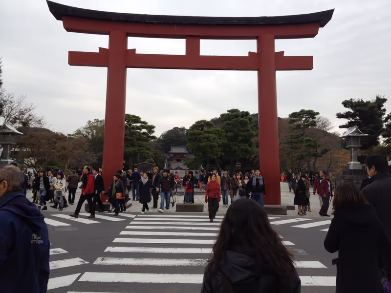 Kamakura Private Tour - The 3rd Torri Gate in Tsurugaoka Hachimangu Shrine