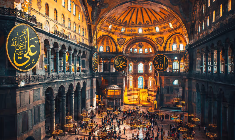 Istanbul Private Tour - Hagia Sophia interior