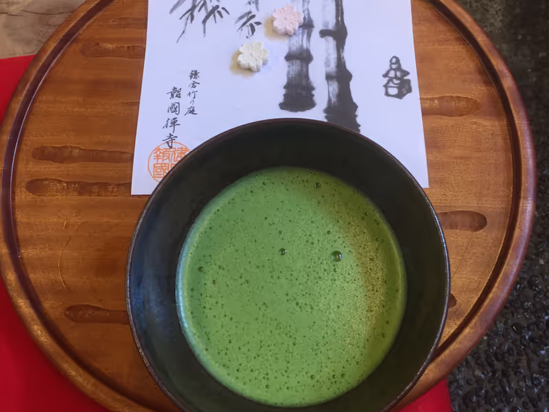 Kamakura Private Tour - Macha green tea at Hokokuji