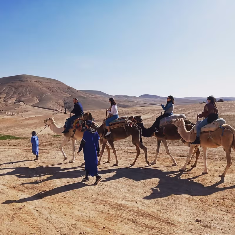 Marrakech Private Tour - Agafay Desert Sunset Camel Ride