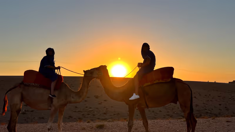 Marrakech Private Tour - Agafay Desert Sunset Camel Ride