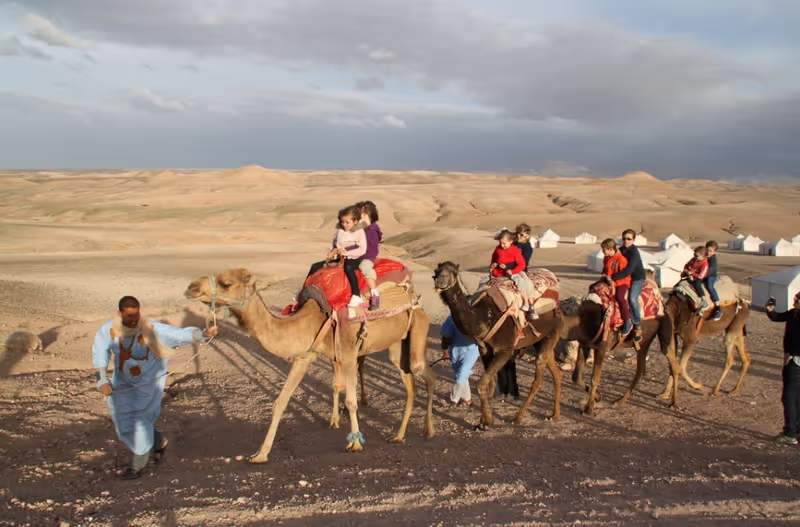 Marrakech Private Tour - Agafay Desert Sunset Camel Ride