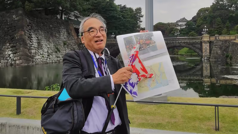 Tokyo Private Tour - In front of Nijubashimae, Double bridge Imperial P
