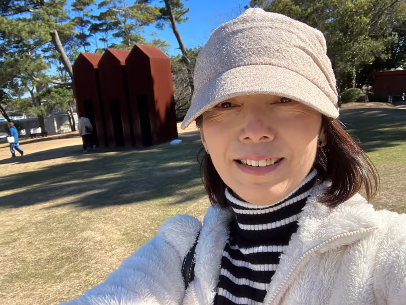 Yamaguchi Private Tour - I love sculptures!