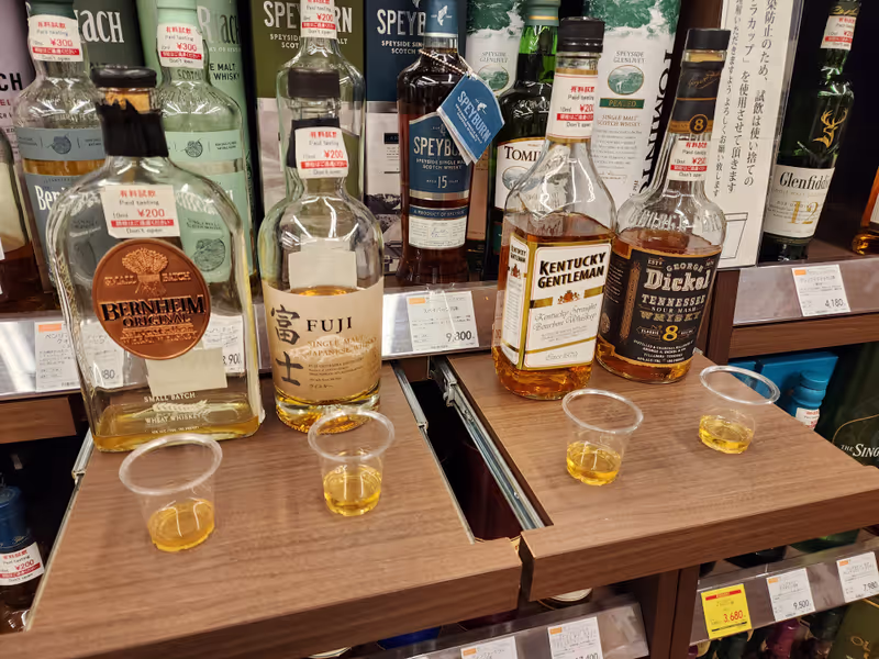 Tokyo Private Tour - Sampling whiskeys