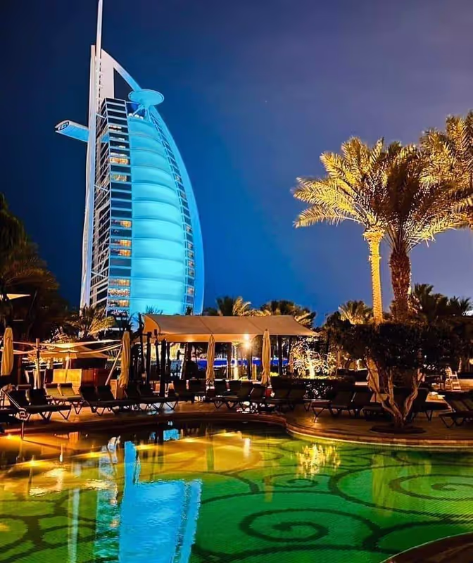 Dubai Private Tour - Burj al Arab View from madinat jumeira