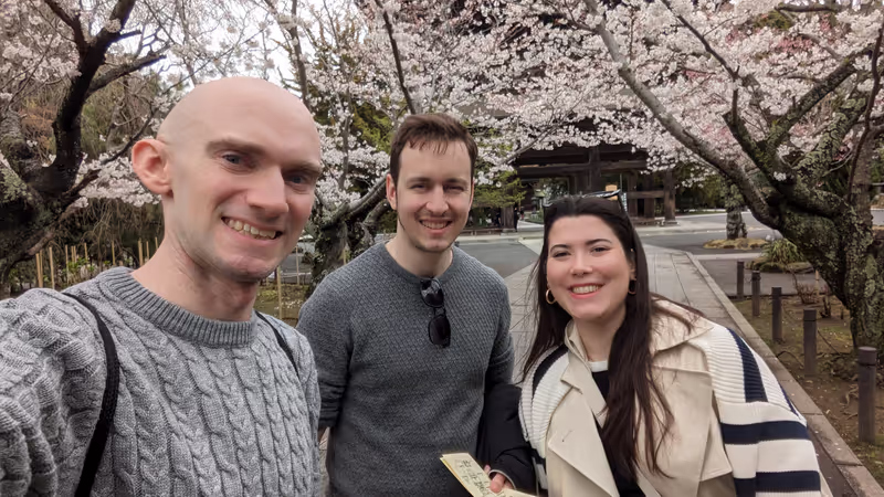 Kamakura Private Tour - Myself and some wonderful guests at Kencho-ji