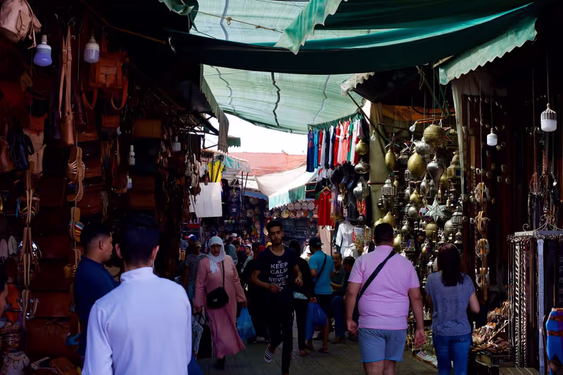 Marrakech Private Tour - Marrakech crowded streets