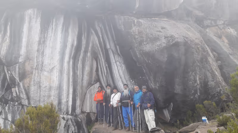 Kilimanjaro Private Tour - Zebra rock on the Mt Kilimanjaro