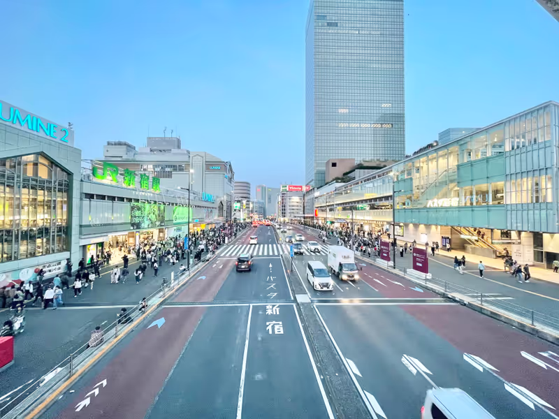 Tokyo Private Tour - location2 “front of Shinjuku station”
