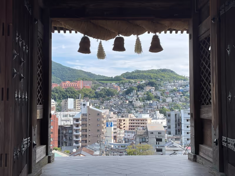 Nagasaki Private Tour - My favorite scenery from Suwa Shrine!