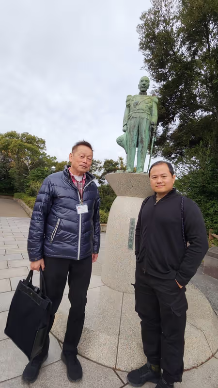 Kagoshima Private Tour - Bronze statue of Heihachiro Togo.