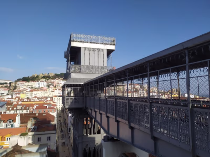 Lisbon Private Tour - Santa Justa elevator 1