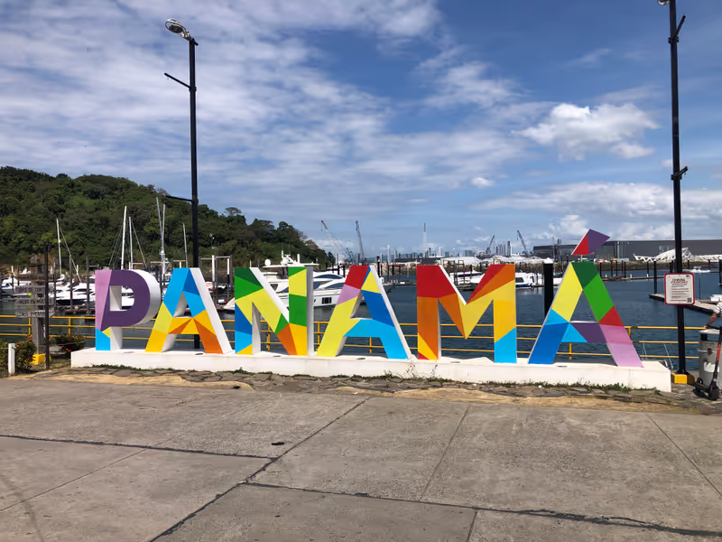 Panama City Private Tour - Panama Sign at Fort Amador