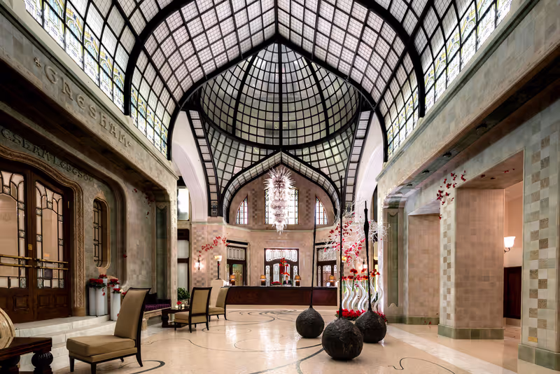 Budapest Private Tour - Interior of Hotel Gresham
