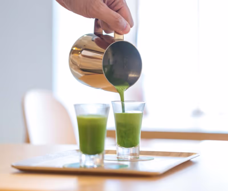 Tokyo Private Tour - Green tea latte