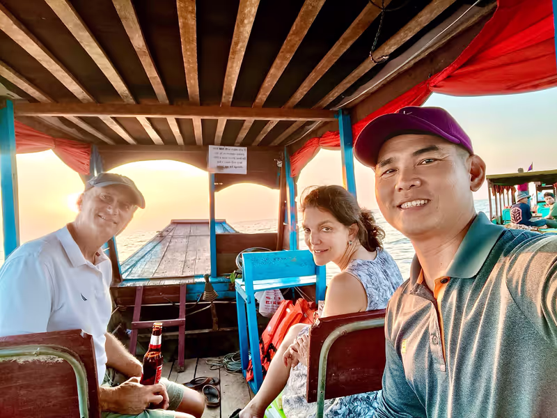 Siem Reap Private Tour - Boat Ride at Sunset