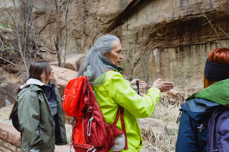 Utah Private Tour - Important information being relayed!
