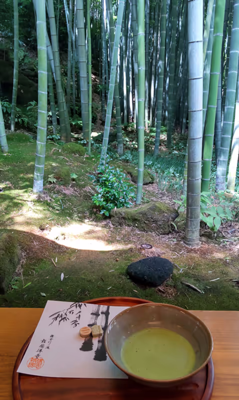 Tokyo Private Tour - Macha Cafe at Hokokuji Temple