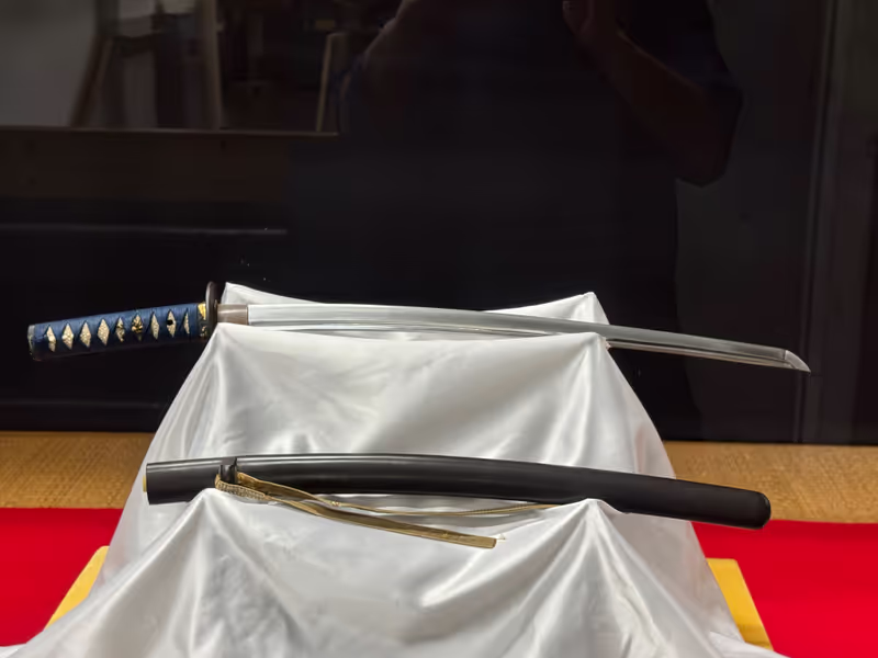 Nagasaki Private Tour - Japanese samurai sword ”KATANA"