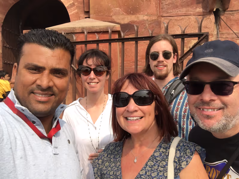Delhi Private Tour - Red Fort with UK family