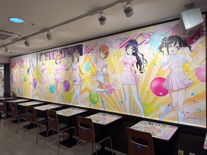 Tokyo Private Tour - Love Live collaboration cafe in Akihabara. I can t