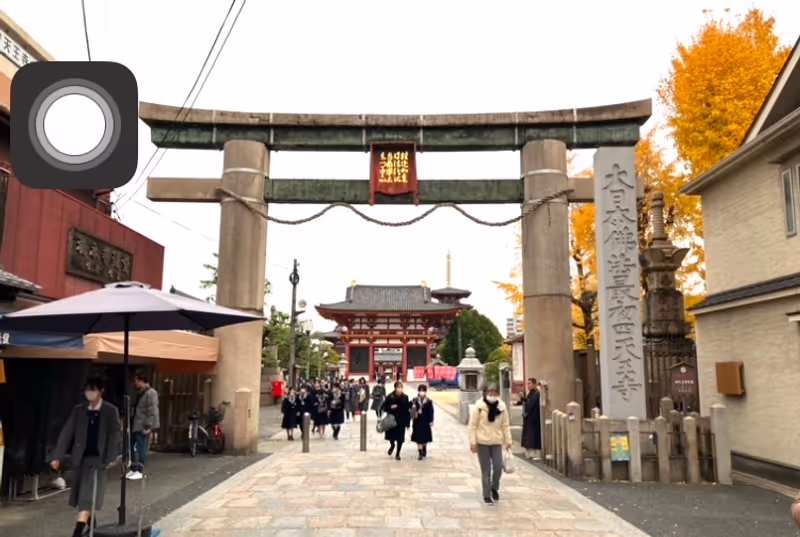 Osaka Private Tour - East gate of Pure Land in Shitennoji Temple