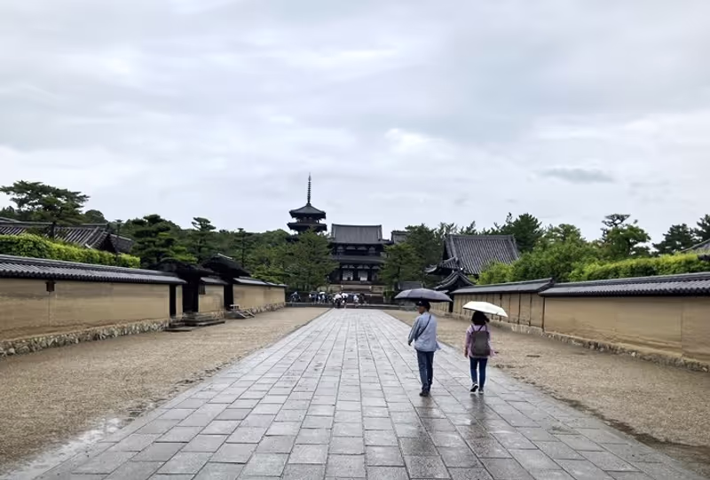 Nara Private Tour - Horyuji Temple  ground