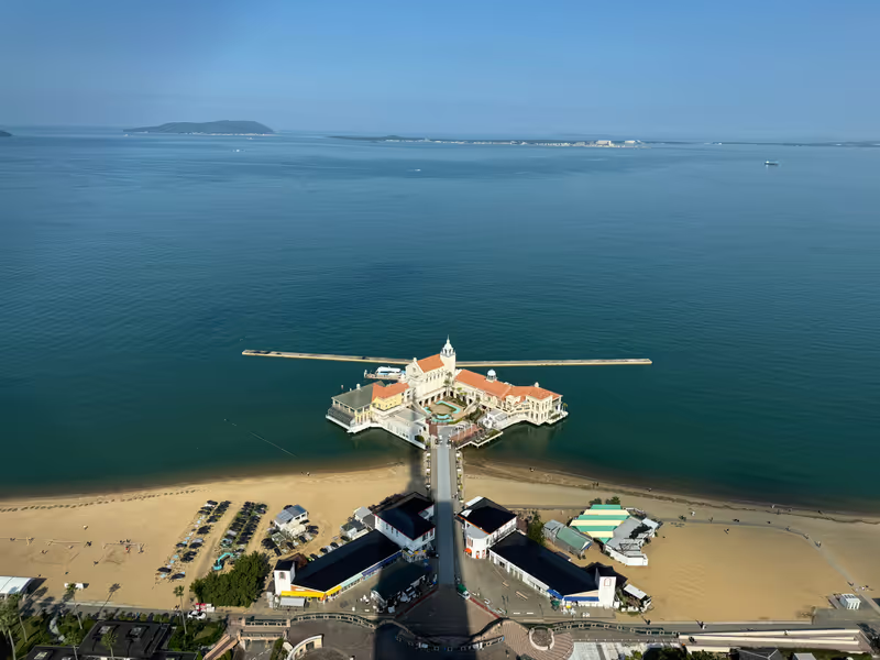 Fukuoka Private Tour - Seaside view from Fukuoka Tower