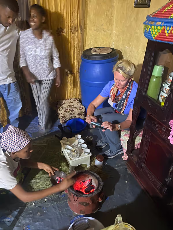 Addis Ababa Private Tour - Cooking coffee