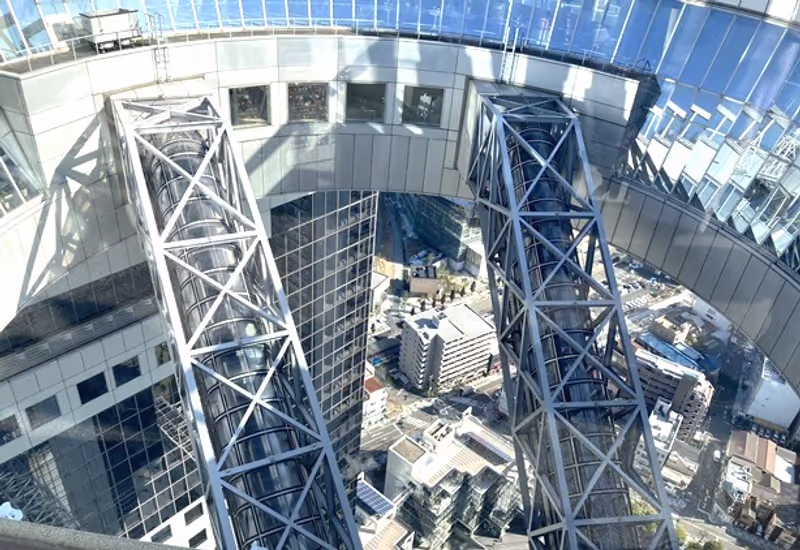 Osaka Private Tour - Sky Building with ESC
