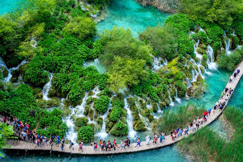 Split Private Tour - The hiking trails between the waterfalls are excel