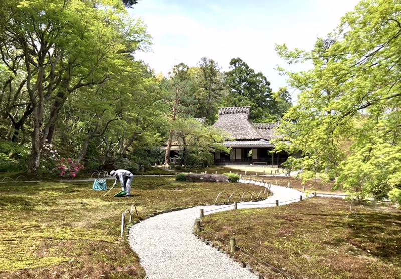 Nara Private Tour - Moss garden in Yoshikien Garden