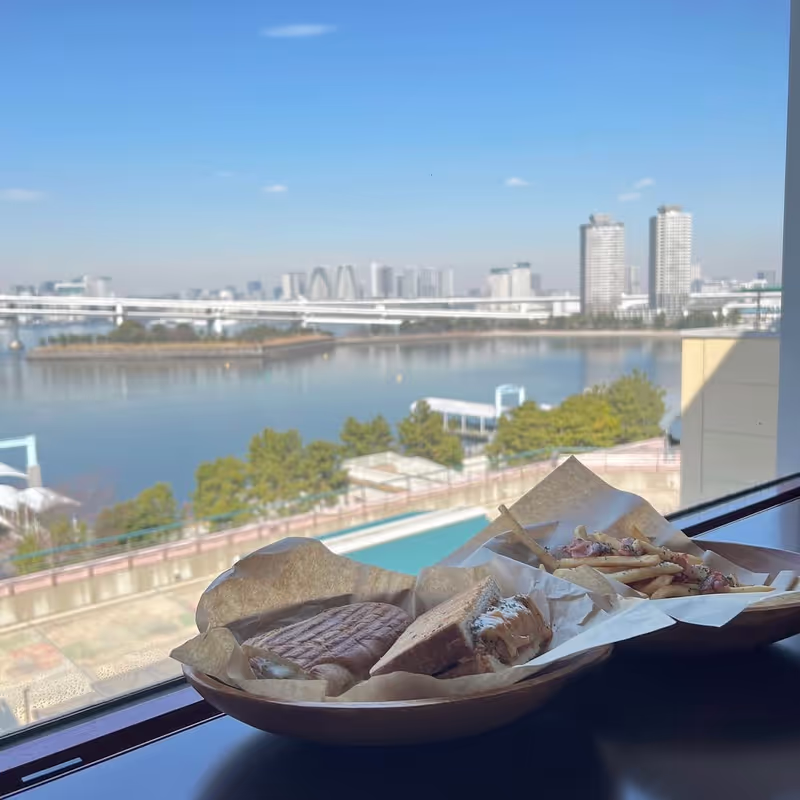 Tokyo Private Tour - Odaiba view in sunset
