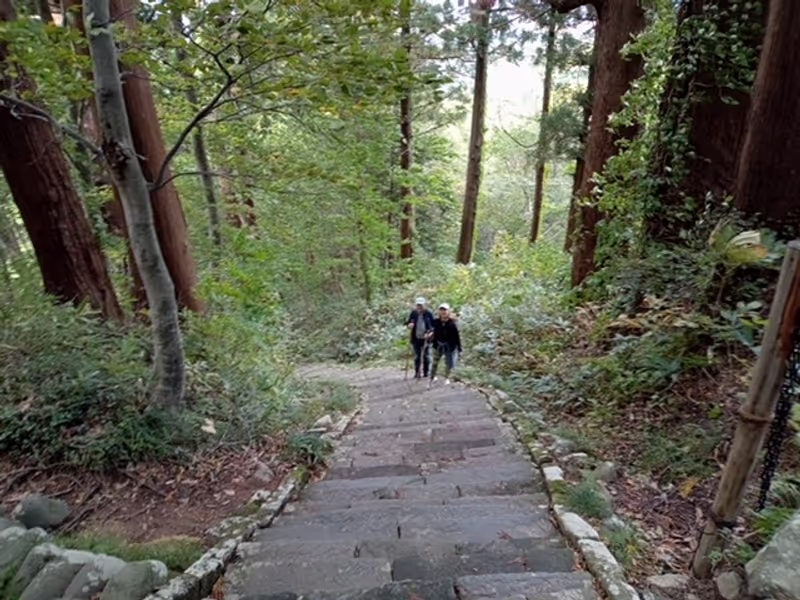 Yamagata Private Tour - Steep Stone Path