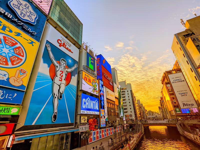 Osaka Private Tour - Glico Sign, Dotombori