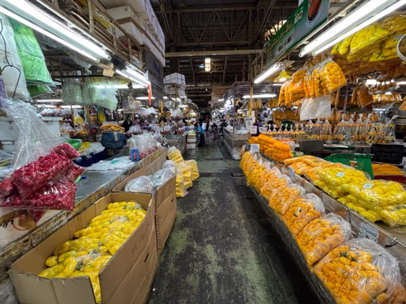 Bangkok Private Tour - Pak Khlong Talad (Flower Market)
