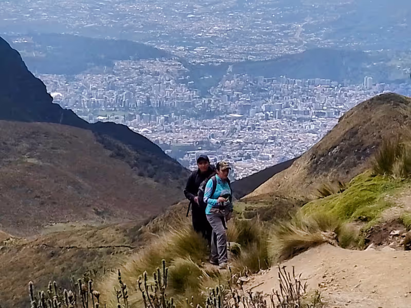 Quito Private Tour - Inside the Páramo, Quito in the background