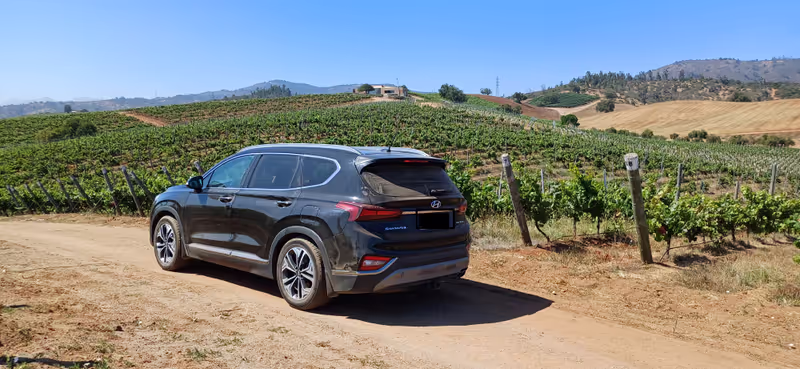 Santiago Private Tour - A confortable fully equiped Hyundai Santa Fe.