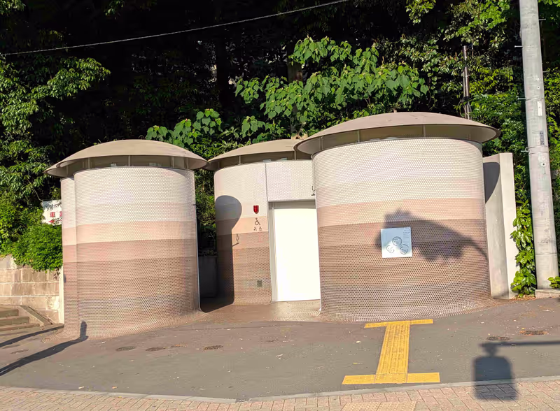 Tokyo Private Tour - Mushroom-shaped toilets.