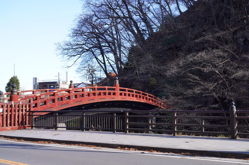 Tokyo Private Tour - The famous red bridge of Nikko