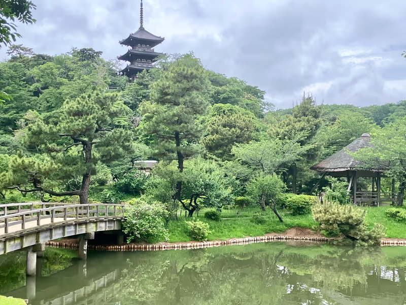 Yokohama Private Tour - Sankeien Garden Pond's View