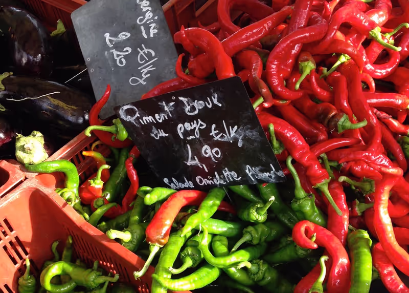 Bayonne Private Tour - piment d'Espelette
