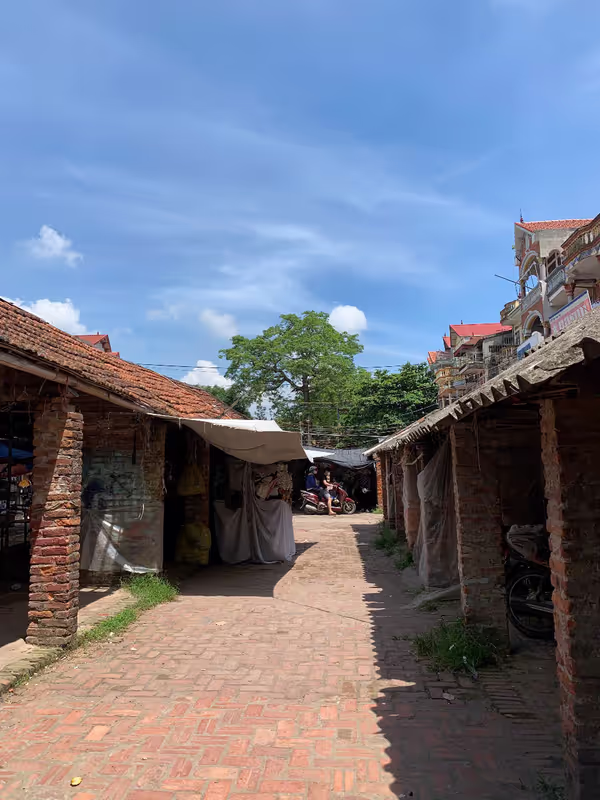 Hanoi Private Tour - Village market at noon