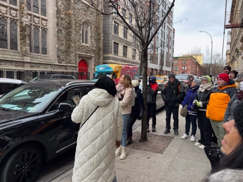 New York Private Tour - Our tour guide and guests @Abussinian Baptist Chur